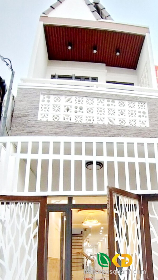 Bán nhà 1 lầu đúc mặt tiền hẻm 1041 Trần Xuân Soạn quận 7.